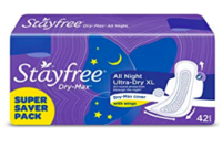 Stayfree Pads (42 Pieces) at Flat 35% Off