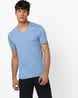 V-neck T-shirt with Short Sleeves