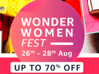Wonder Woman Fest 26-28 August :- Upto 70% off + Extra 10% off for Prime Members