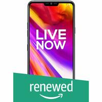 Renewed  LG G7+ ThinQ LMG710EAW (Black, 6GB RAM, 128GB Storage)  