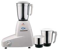 Bajaj Ion 500-Watt Mixer Grinder with 3 Jars (White)