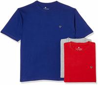 Ruggers by Unlimited Men's Solid Regular Fit T-Shirt (Pack of 3) at 280