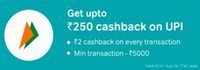 Airtel Thanks App New UPI Offer Get Upto 250(2Rs on Min transfer 5000) Valid Till 31st August