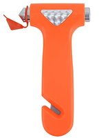 Oshotto Dash Car Hammer 2 in 1 Emergency Tool(Window Glass Breaker and Seat Belt Cutter) @132