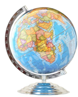 MOM'S GADGETS 12 Inch Globe for Table/Globes for Student/World Map Globe/Home Decor/Globe/Political Globe/Globe for Kids