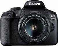 Canon EOS 1500D 24.1 Digital SLR Camera with EF S18-55 is II Lens, 16GB Card and Carry Case
