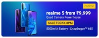 Realme 5 Next sale Today 8PM