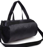 AUXTER BLACKY Gym Bag Duffel Bag Emboss Logo ( Black )