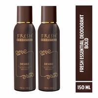 Fresh Essential No Gas Deodorant - Desire, 150 ml (Pack of 2) - Pantry