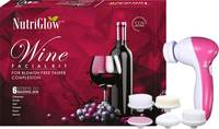 NutriGlow Wine Facial Kit (250+10)g with 5 in 1 Face Massager Free 