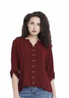 J B Fashion Women's Plain Regular fit Top 