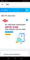 NIKI 5% DISCOUNT UPTO 150 (BILL PE BACHAT) 