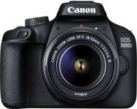 Canon EOS 3000D DSLR Camera Single Kit with 18-55 lens (16 GB Memory Card & Carry Case)  (Black)
