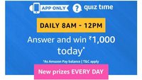 Amazon Quiz Answers | 2 September 2019 | Win ₹1000 Amazon Pay Balance - 50 winners