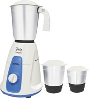 Inalsa Polo 550 W Mixer Grinder ( White, 3 Jar ) + Extra 5% off on Prepaid Trans