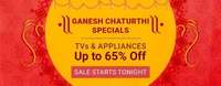  Flipkart Ganesh Chaturthi Specials: Upto 65% off on TV & Appliances (5th -8th September)