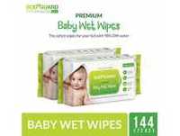 Lightning deal on BodyGuard Premium Paraben Free Baby Wet Wipes with Aloe Vera - 72 Wipes (Pack of 2)