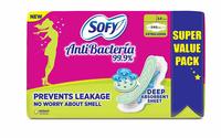 Sofy Antibacteria Extra Long Pads - 54 Count