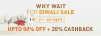 (Extended till 16th Sept) Upto 50% off + 20% cashback on furniture 