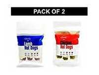 Chewers Lamb Hotdogs Stick Dog Treat, Dog Stick Chew, 6 Pieces with Chicken Hotdogs Stick Dog Treat, Dog Stick Chew, 6 Pieces