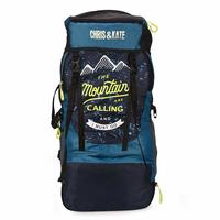 Chris & Kate 50 LTR Rucksack for Trekking Bags, Hiking Bag with Shoe Compartment (Blue)@599