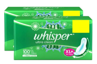 Whisper Ultra Clean XL Plus Wings Sanitary Pad  (Pack of 60)