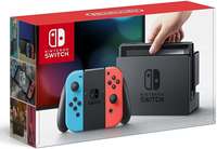 Nintendo Switch with Neon Blue and Neon Red Joy-Console