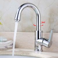 HOMELODY Single Lever Deck Mounted Chrome Finish Kitchen Brass Tap @1127Apply 6% Coupon