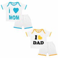 Orange and Orchid Baby Girl's Cotton Clothing Set of 2(18-24 Months) @193₹