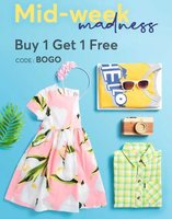 Hopscotch Offer : Buy 1 Get 1 Free on Kids Clothing  