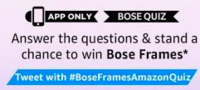 Amazon Bose Frame quiz 
