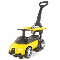 Toy House Foot to Floor Bugatti Push Car with Removable Push Handle for Kids (1 to 3Yrs), Yellow @ Rs 1642