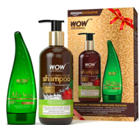 [ Pantry ]Wow Apple Cider Vinegar Shampoo, 300ml with 99% Pure Aloe Vera Gel, 130ml