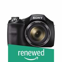 (Renewed) Sony DSC-H300B 20.1MP Cyber-Shot Point and Shoot Digital Camera (Black) with 35x Optical Zoom with Memory Card and Camera Case