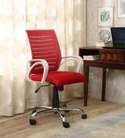 Boom Ergonomic Chair in Red Colour By Emperor