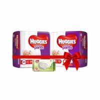 Huggies Diaper's Small Size (114 Pc) with Baby Wipes (72 Pc) Click Apply Rs.110 Off Coupon 