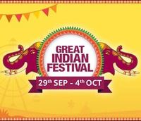 Amazon Great Indian Festival Sale Category Deals | 29 Sept - 4 Oct