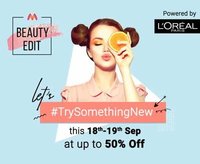 Myntra Beauty Edit Upto 50% off On Loreal, Maybelline, Lakme And 10% Off via SBI Upto Rs1000