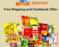 Flat 100 cashback on 499 on Grocery purchase on Paytm