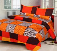 Microfibre Double 3D Luxury Bedsheet with 2 Pillow Covers, @234