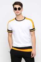 Mens Round Neck T-Shirt - Yellow