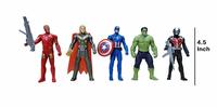 Avengers Toys Set - Captain America, Ironman, Hulk, Ant Man and Thor - Infinity War 