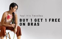 Buy 1 Get 1 Free on Bras starting from Rs.299