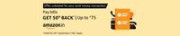 Amazon Bill Payment 50%  upto 75 Rs cashback