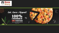 Phonepe Rs.100 cashback on Ovenstory orders