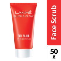 Lakmé Blush & Glow Strawberry Face Scrub, 50g @ 105