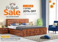 Pre Navratri Sale!! Enjoy upto 55% off on home furniture 