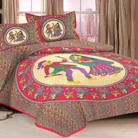 Cotton Double Printed Bedsheet @ 369 Rs.
