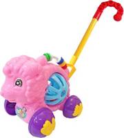 Miss & Chief Walk n Push n Pull Along Sheep with Happy Rotator Sound Toy for Kids(Pink) 