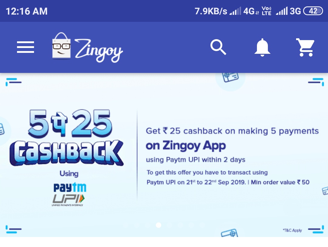 zingoy new user offer